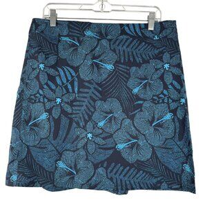 Ripskirt Hawaii Wrap Skirt Cover Up Large Blue Floral Maui Moonlight NWT SW-2011